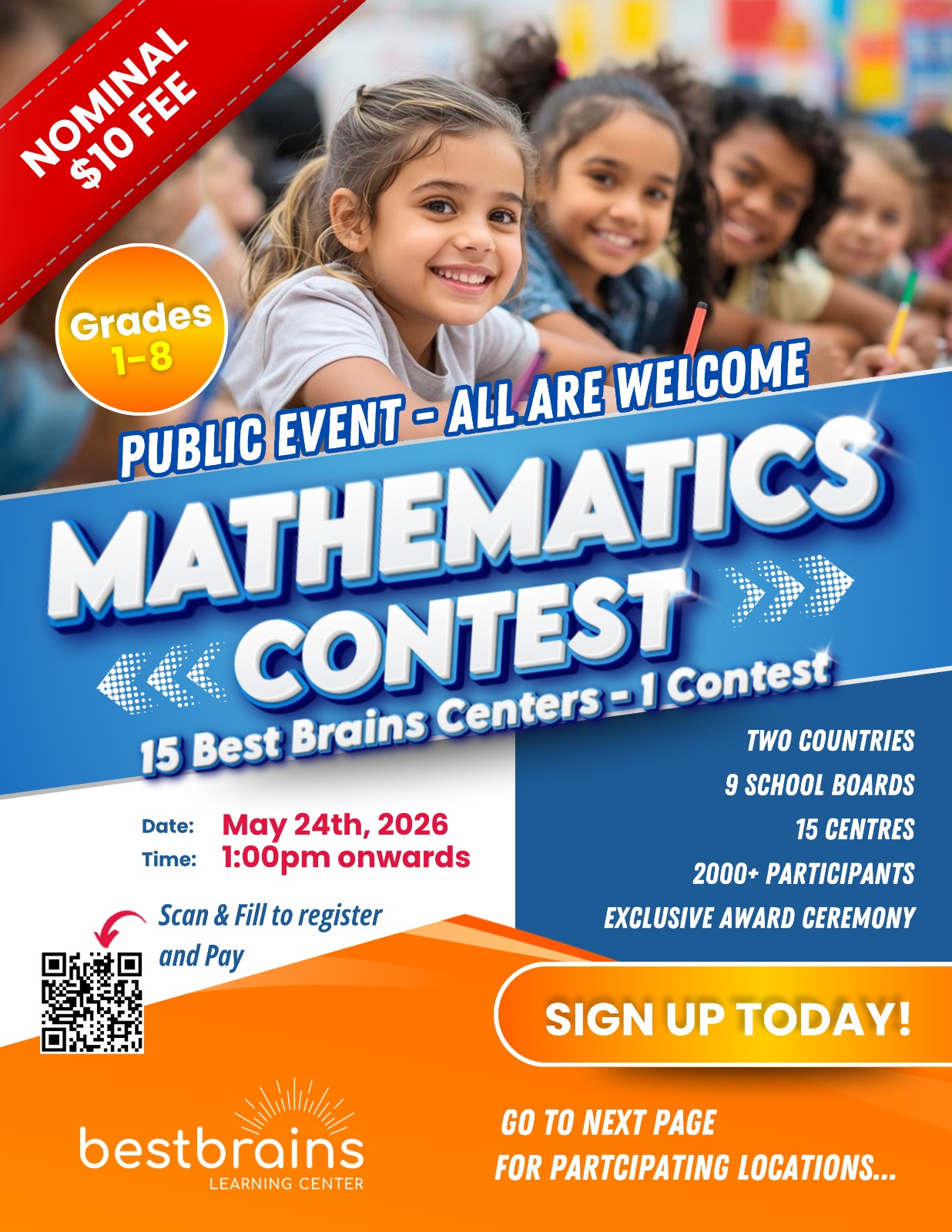 Math Contest Program Banner Image